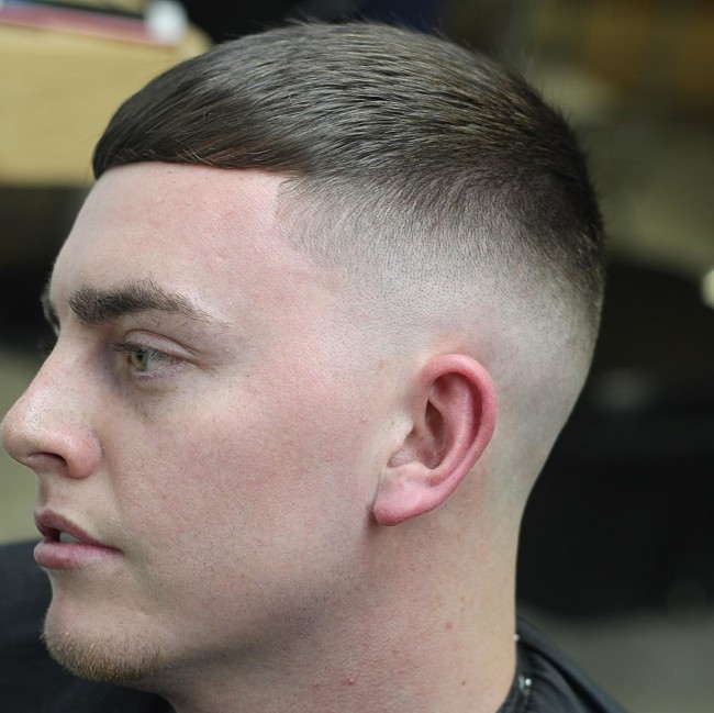 Caesar Haircut + Skin Fade - Men's Haircuts