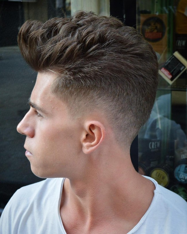 Pompadour + Fade 